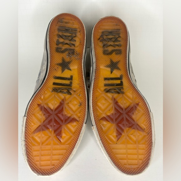 Converse High Top Lace Up Casual Shoes Sneakers Men 44.5 US 10.5 Washed Textile - Picture 15 of 16